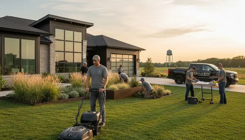 Landscaping service in Evansville, IN for residential and commercial yards and outdoor property care