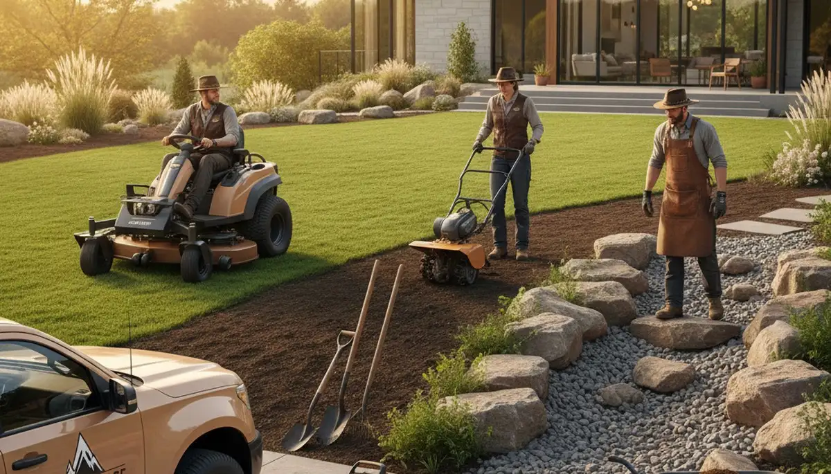 Landscaping services in Evansville, IN for residential and commercial outdoor maintenance