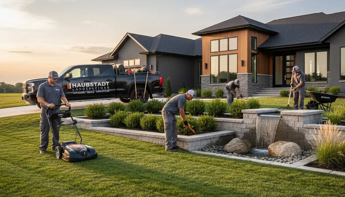 Landscaping services in Evansville, IN for lawn care, hardscaping, and outdoor property maintenance