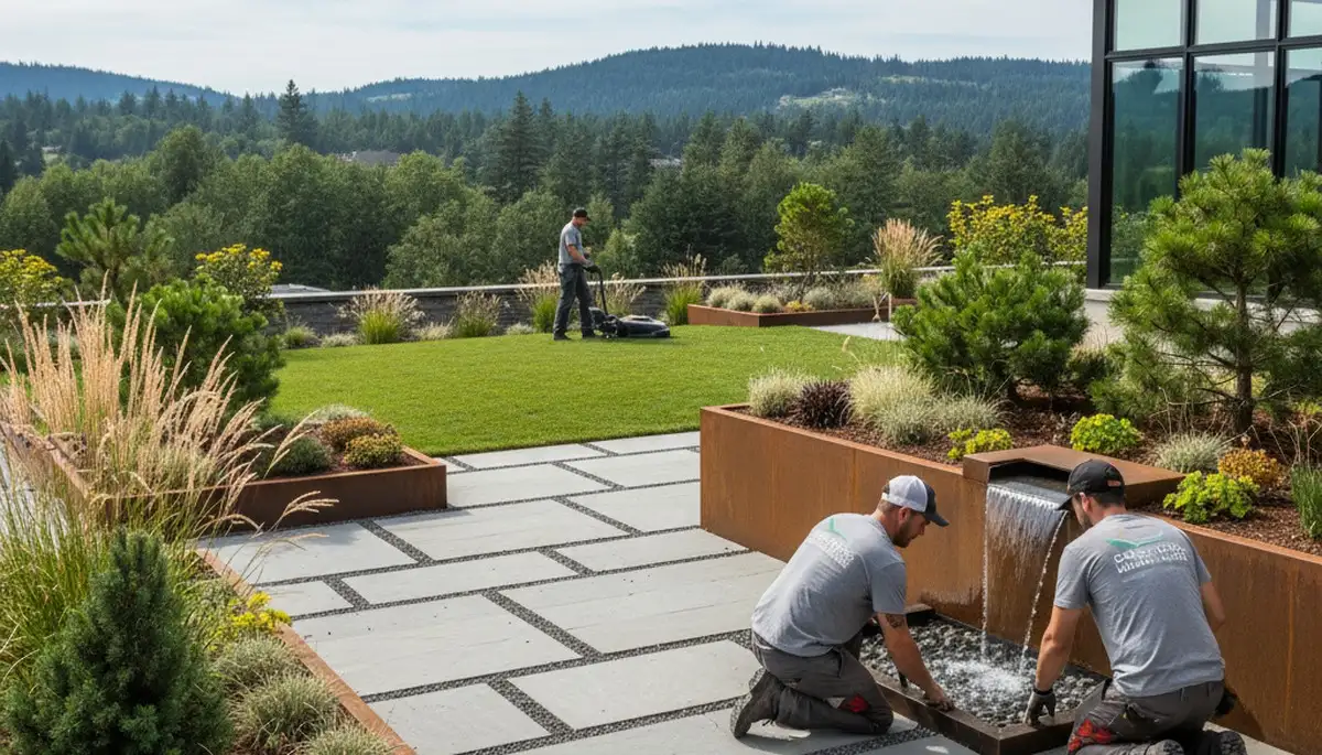 Landscaping service in Evansville, IN for residential lawn care and outdoor property maintenance